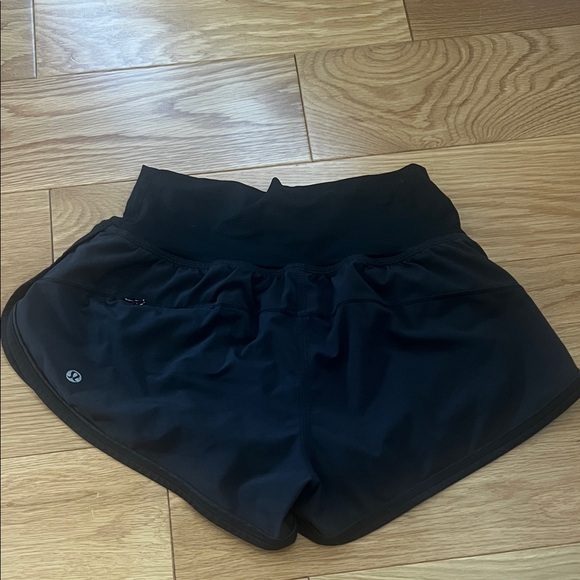 Black Women's Lululemon Athletic Shorts - Picture 1 of 3